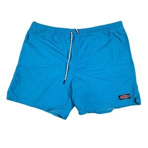 Vintage‎ Vineyard Vines Swim Shorts Mens XXL Blue Mesh Lined Drawstring
